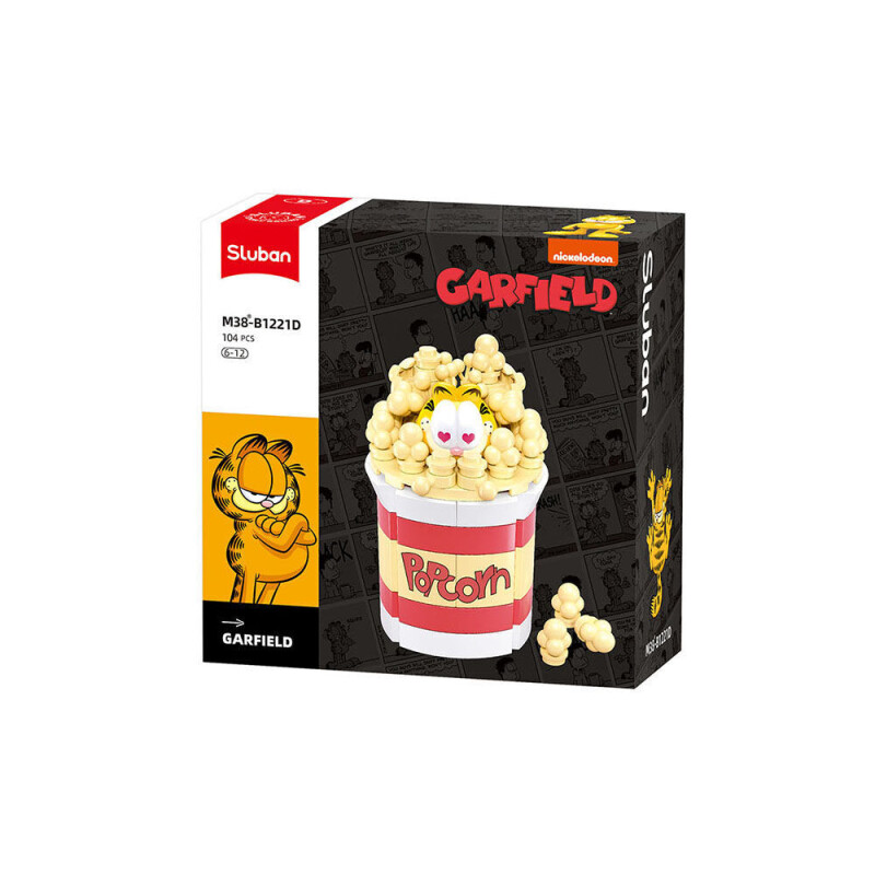 Sluban Builder Garfield v popcornu